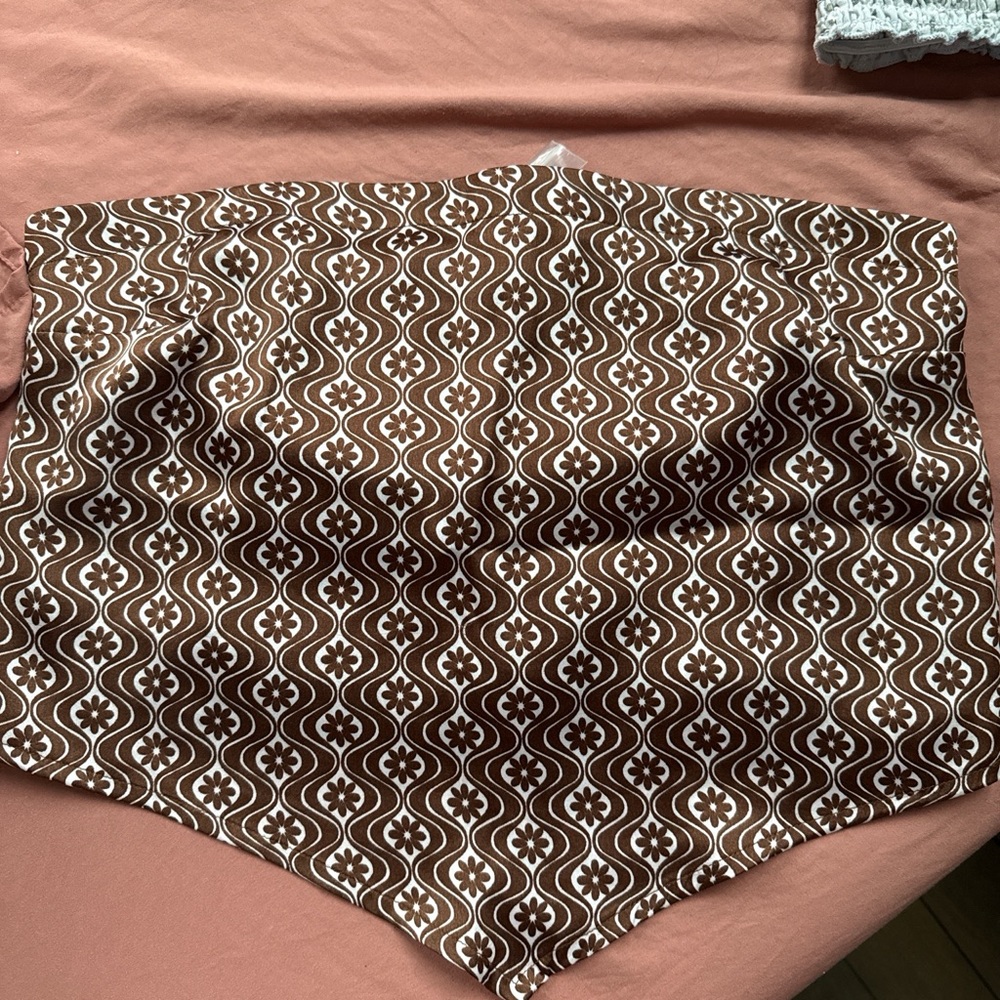 Brown Patterned Women's Shorts